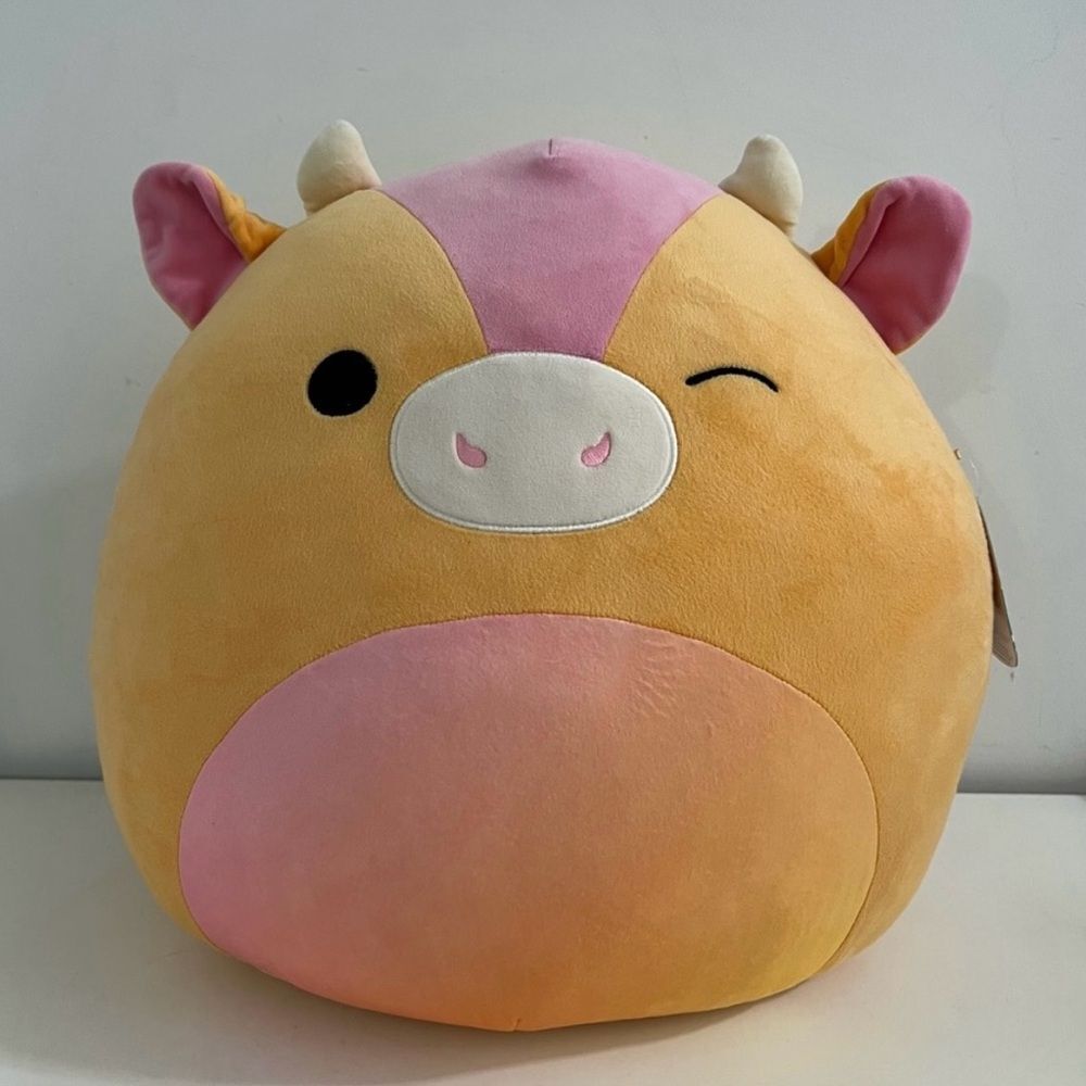 Squishmallows Adjani the Sunset Cow Stuffed Animal